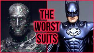 My Top 10 *WORST* Comic Book Movie Suits…