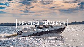 De Beneteau Antares 8 met Yamaha F150
