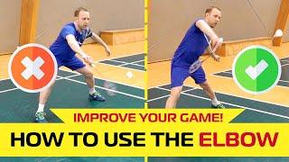 How to use the elbow in badminton - 4 shots biomechanics