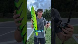 RAPALA GIANT LURE !!!  #bassfishing #shorts