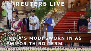 LIVE: India's Modi sworn in as PM for third term