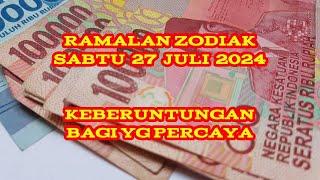 RAMALAN ZODIAK HARI INI sabtu | 27 juli 2024 LENGKAP DAN AKURAT