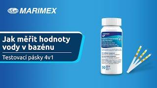 Jak měřit hodnoty vody v bazén pomocí testovacích pásků 4v1.