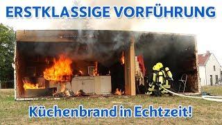 Erstklassige Feuerwehr-Vorführung in Echtzeit!