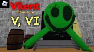 Vilent Adventure [Chapter 5, 6] : roblox mascot horror gameplay walkthrough