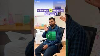 Offline Excel Vs Cloud Excel for Power BI #shorts #codebasics  #powerbi #dataanalysis #data