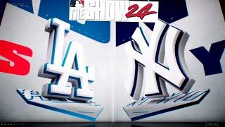 LA DODGERS vs NY YANKEES (MLB 24 PO)| 29 OCT  MLB The Show 24 #mlbtheshow24 #mlb