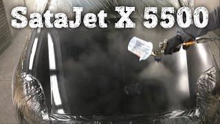 Spraying clear coat with the SataJet X 5500 RP 1.2 I #sata #satajet #sata5500 SATA JET