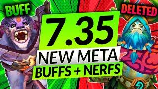 NEW PATCH 7.35 DELETES THE META - EVERY HERO CHANGE - Dota 2 Update Guide