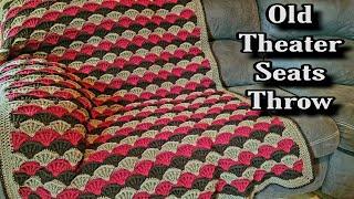 Beautiful Crochet Blanket Tutorial - Old Theater Seats