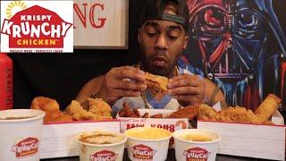 Mukbang | Highest Rated Fried Chicken In My Area - (Krispy Krunchy Chicken, Elmwood Park,NJ)