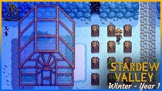 STARDEW VALLEY Chill gameplay for relax or study - Full winter Year 1 | No commentary