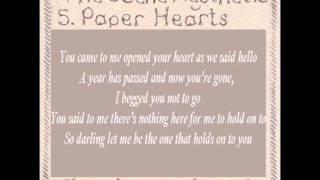 The Scene Aesthetic - Paper Hearts,lyrics