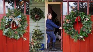 Creating Festive Holiday Wreaths 2024 | NEW Addition to The Farm