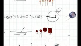 Intro Electronics 1 - Potential Dividers, Ohm's Law, Pots ,LDRs , Thermistors with an NPN Transistor