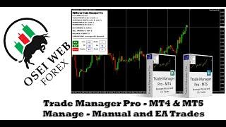 Trade Manager Pro (MT4 and MT5)