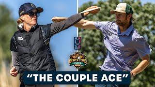 Holly Finley and Noah Fiveash (Disc Golf Couple) ACE The SAME HOLE On The SAME DAY