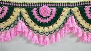 Wool Craft Ideas Door Hanging ll Woolen Thread Craft Wall Hanging ll