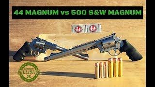 44 Magnum vs 500 S&W Magnum (Ballistics Gel)