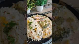 "Flavorful Herb Rice with Corn -Perfect for Any Meal!"हर्ब राईस(Recipe in Comm.)#trending #ytshorts