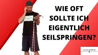 JUMPROPE BASICS- Wie Oft Sollte Ich Seilspringen Und Wie Lange?