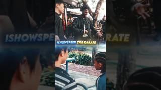 IShowSpeed met Cheng from Karate Kid movie and recreated scenes together in China  #ishowspeed