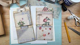 Easy Flip Flap Envelopes with Pockets, Junk Journal ideas, Handmade Journal Stuff