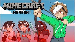 Minecraft Manhunt, But It's Animated