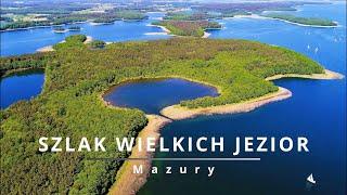 Mazury Szlak Wielkich Jezior z drona | 4K DRONE FILM
