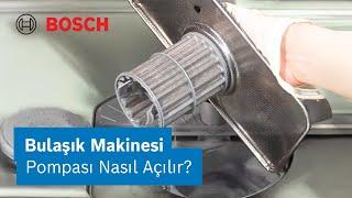 Bulaşık Makinesi Pompası Nasıl Açılır? | Bosch Home Türkiye