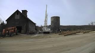 Timelapse of Benson Barn Frame Takedown | Barn Frame for Sale