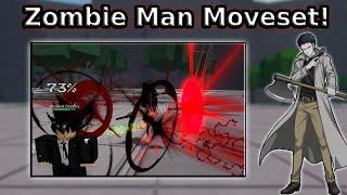 This Zombie-man MOVESET is Insane [The Strongest Battlegrounds]