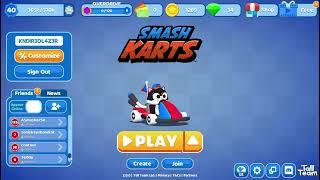100 friends in Smash Karts