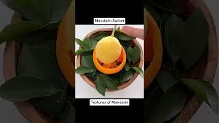 Textures of Mandarin - Disfrutar Inspired Dessert Plating #shorts