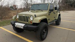 LIFTED 2013 Commando Green Wrangler