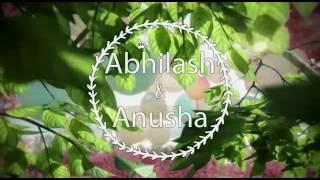 Abhilash + Anusha wedding invitation