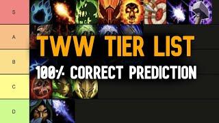 TWW Tier List 100% correct META prediction!