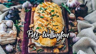 Pilz-Wellington (veganer Braten) * einfaches Rezept