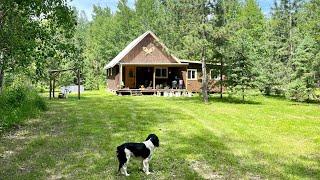 Simple Minnesota Homestead: Burning Brush, Cabin Addition Wiring And Insulation