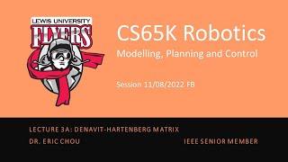 Lecture 3A: Denavit Hartenberg Matrix and Parameters