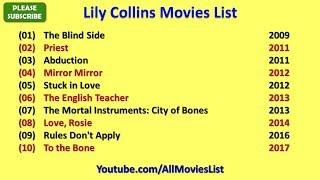 Lily Collins Movies List