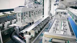 Schubert - highly flexible packaging machine for packing flowpacks into cartons