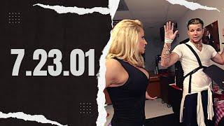 WWE Raw - 07.23.01 - Trish Stratus, Torrie Wilson, & Jeff Hardy Backstage Segment