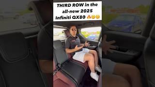 Check out the MUCH Improved Third Row in the 2025 Infiniti QX80!