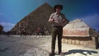 Robert Edward Grant at the Great Pyramid of Giza, Egypt, 2021
