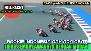 ROOKIE INDONESIA GAK ADA OBAT ! VEDA EGA LIIBAS SEMUA LAWAN  full race1 rbrc assen belanda 2024