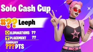  QUALIFIED for SOLO CASH CUP  | Leeph