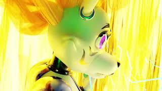 Roxanne Wolf Turns Super Saiyan (Updated) |FNAFSB| |DBZ| |Goku Scream|