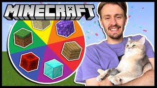 Spinning A WHEEL To Decide My CATS Minecraft HOUSE..