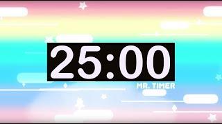 25 Minute Timer with Music for Kids! Online Countdown Timer!